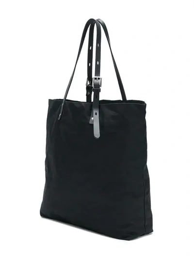 Shop Ally Capellino Natalie Waxed Tote In Black