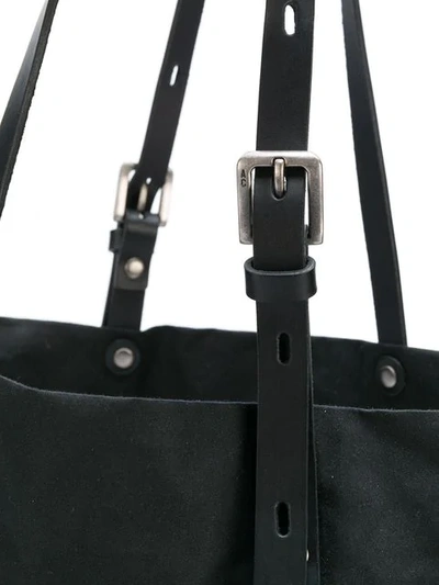 Shop Ally Capellino Natalie Waxed Tote In Black