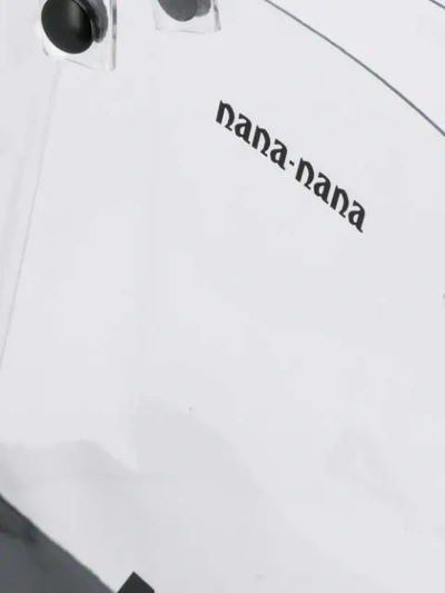Shop Nana-nana A4 Pvc Tote In Black