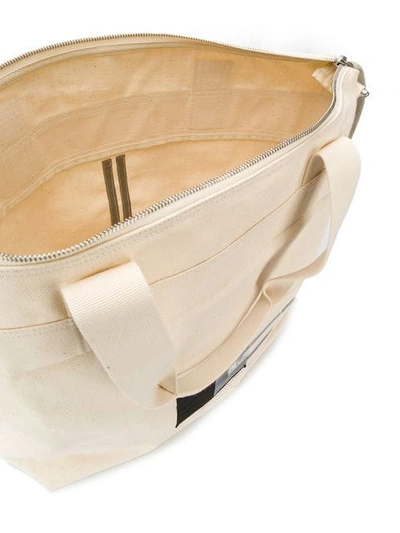 Shop Rick Owens Drkshdw Aliens Tote Bag In Neutrals