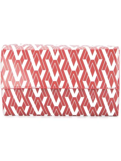 Shop Ports V Two Tone Clutch Bag In Red