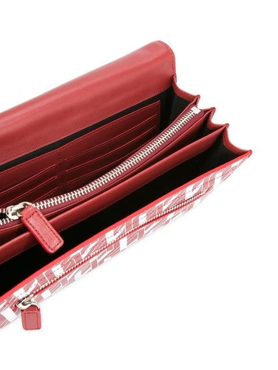 Shop Ports V Two Tone Clutch Bag In Red