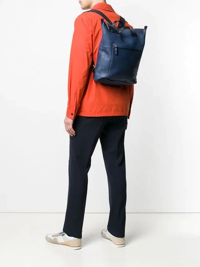 Shop Ally Capellino Hoy Backpack In Blue