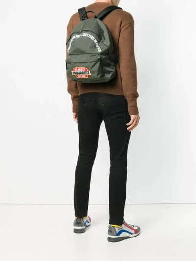 Shop Dsquared2 No Mercy Backpack - Green