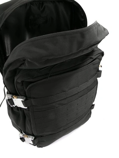 Shop Alyx Buckle Strap Backpack In Black
