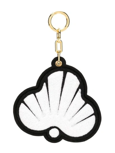 Shop Chaos Chenille Club Keyring In White