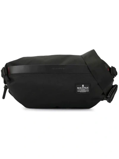 Shop Makavelic Chase Origami Belt Bag In Black
