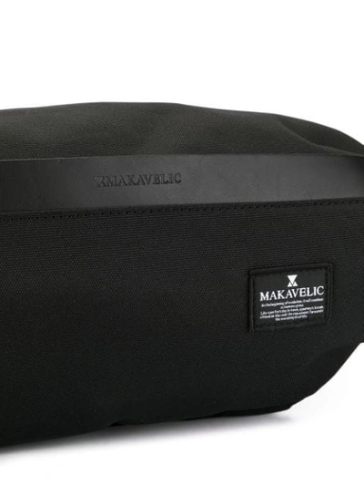 Shop Makavelic Chase Origami Belt Bag In Black