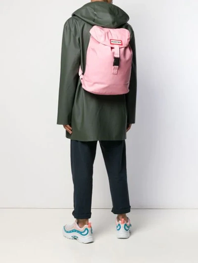 Shop Hunter Foldover Buckle Backpack - Pink