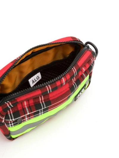 Shop Àlg Check Print Belt Bag - Schwarz In Black