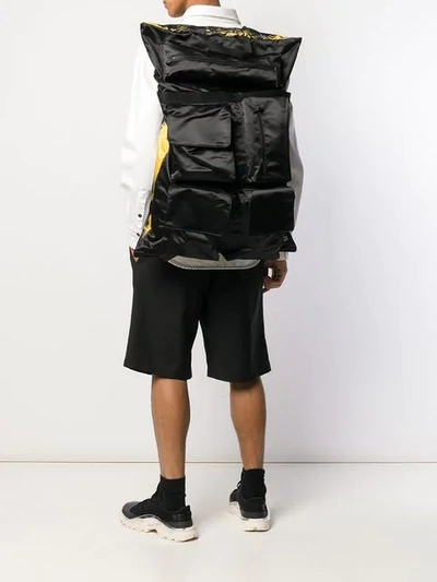 Shop Eastpak X Raf Simons Punk Print Backpack In Black