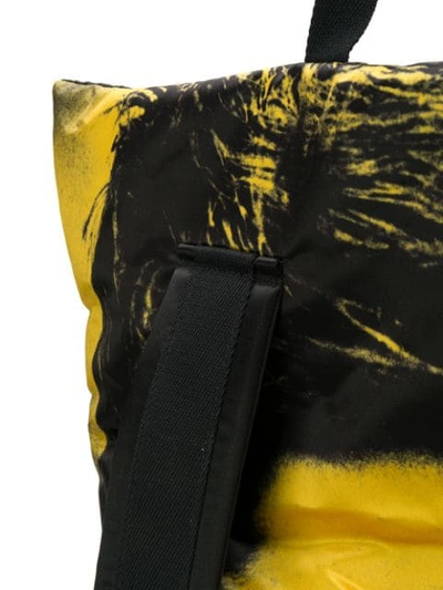 Shop Eastpak X Raf Simons Punk Print Backpack In Black