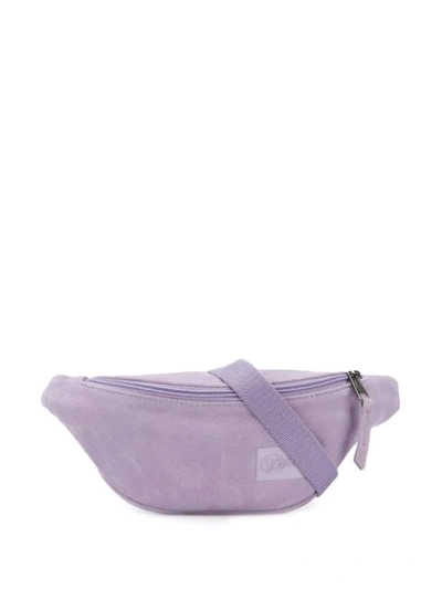 Shop Eastpak Logo Patch Belt Bag In Purple