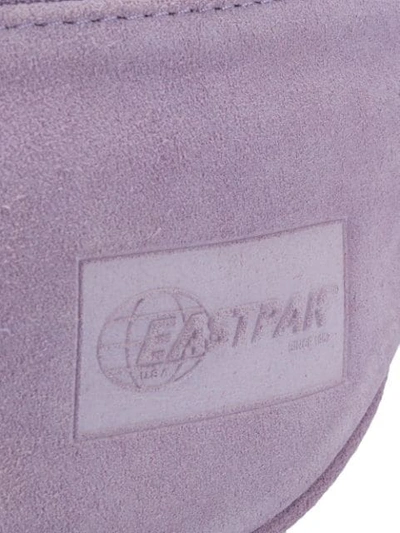 Shop Eastpak Logo Patch Belt Bag In Purple