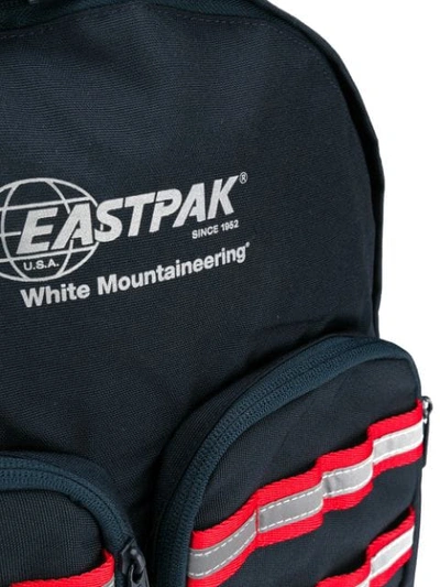 Shop Eastpak Logo Patch Backpack In Blue