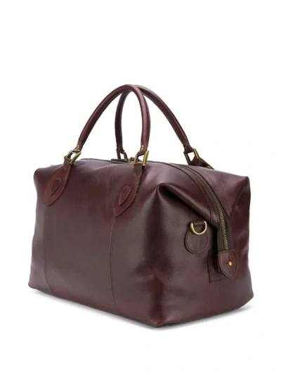Shop Barbour Travel Explorer Holdall Bag In Brown