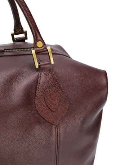 Shop Barbour Travel Explorer Holdall Bag In Brown