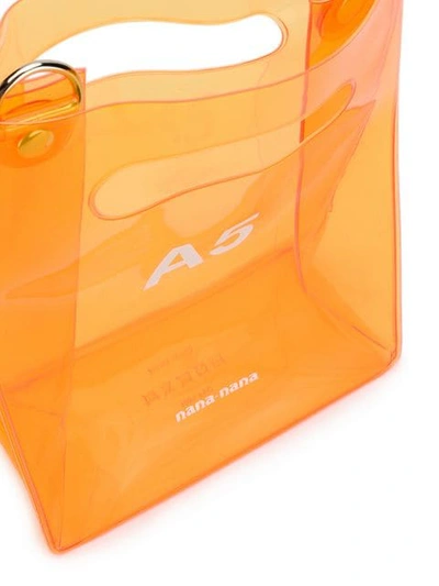 Shop Nana-nana A5 Shoulder Bag - Farfetch In Neon Orange
