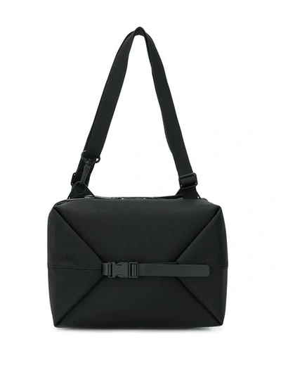 Shop Côte And Ciel Aar Shoulder Bag In Black