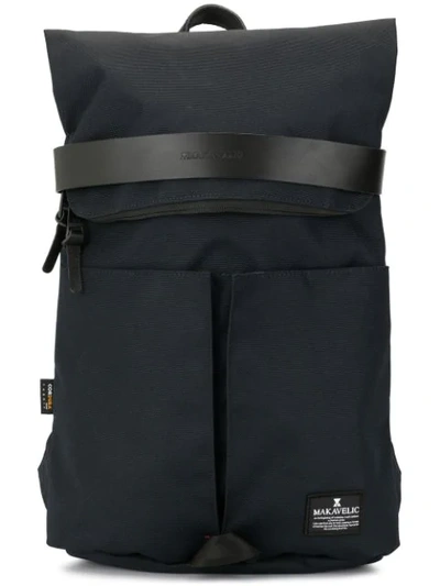 Shop Makavelic Chase Fold Backpack In Black