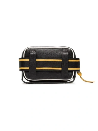 Shop Givenchy Contrast Trim Belt Bag - Black