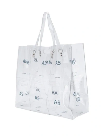 Nana-nana A5 Tote Bag In White