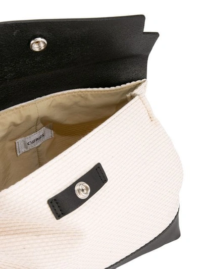 Shop Cabas Micro Shoulder Medium Bag In White