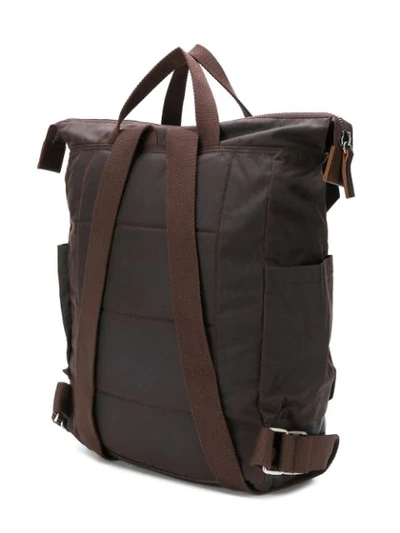 Fin waxed rucksack