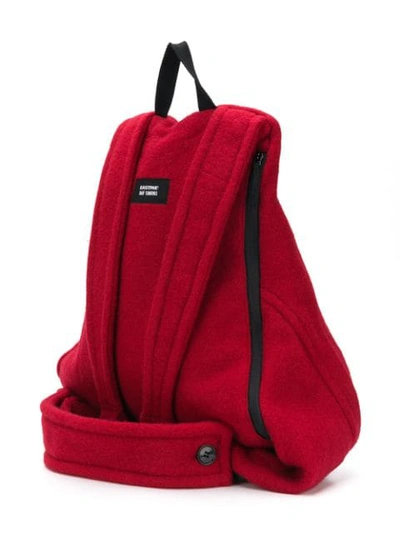 Shop Eastpak East Pak X Raf Simons Ricceri Coat Backpack In Red