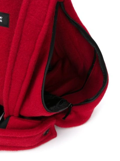 Shop Eastpak East Pak X Raf Simons Ricceri Coat Backpack In Red