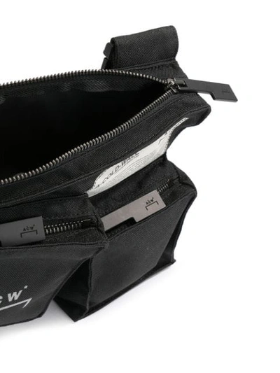 Shop A-cold-wall* Foldover Top Shoulder Bag In Black