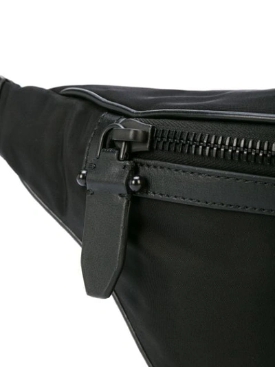 Shop Neil Barrett Zipped Waist Bag In Black