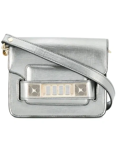 Shop Proenza Schouler Ps11 Crossbody Bag In Metallic