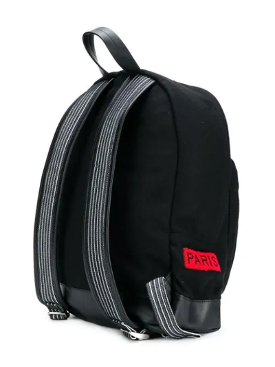 Shop Kenzo Logo Patch Backpack In Black