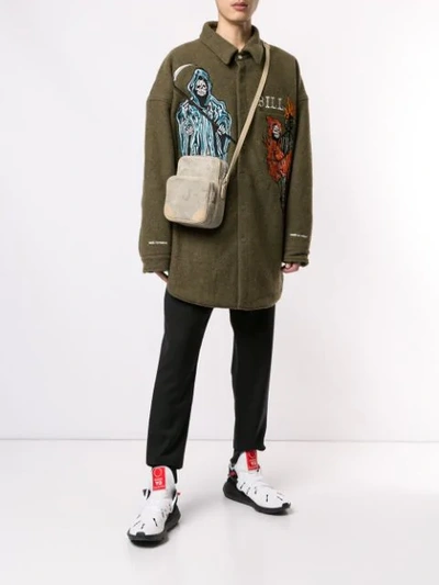 Readymade Zipped Crossbody Bag In Neutrals