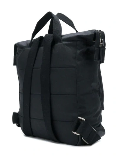 Shop Ally Capellino Frances Waxed Rucksack In Black