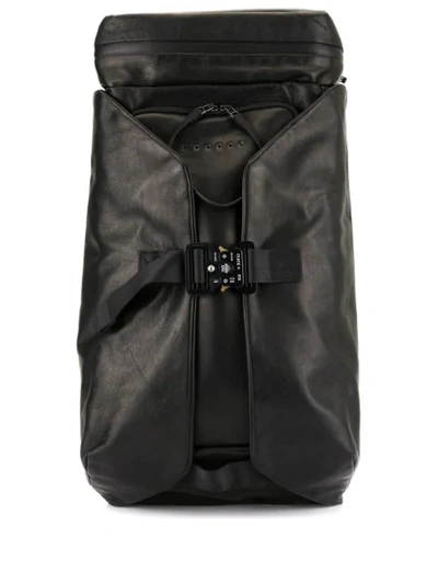 Shop Devoa Parachute Buckle Backpack In Black