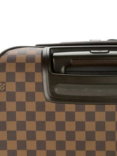 Pre-owned Louis Vuitton  Pegase 50 Travel Luggage In Brown