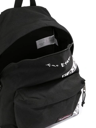 Shop Facetasm Eastpak Tape Backpack In Black