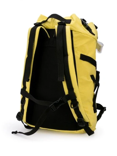 Shop The Viridi-anne Large Drawstring Backpack In Yellow