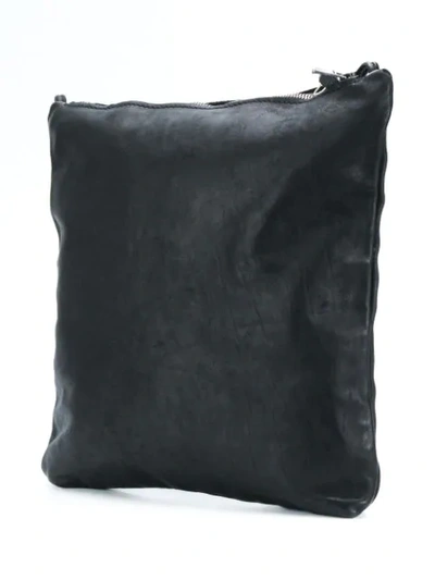 Shop Guidi Large Shoulder Bag - Black