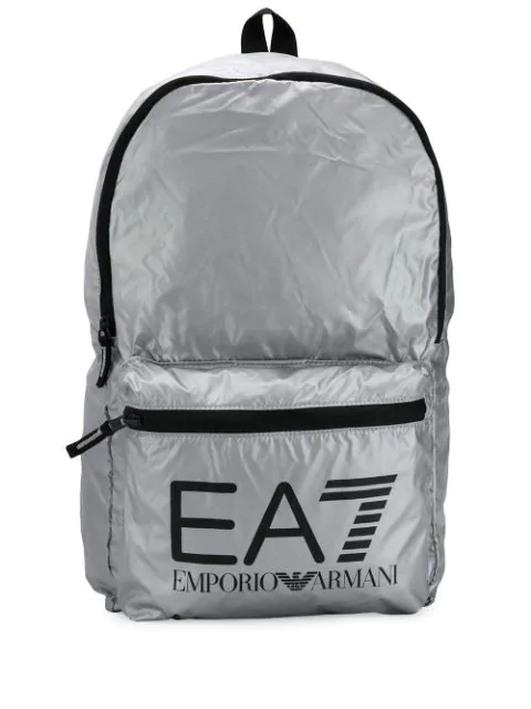 Ea7 Emporio Armani Logo Backpack In 