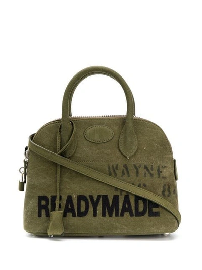 Shop Readymade Logo Tote Bag In Green