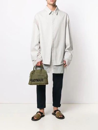 Readymade Logo Tote Bag In Green