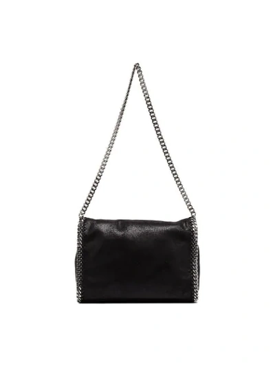 Shop Stella Mccartney Falabella Big Chain Trim Shoulder Bag In Black