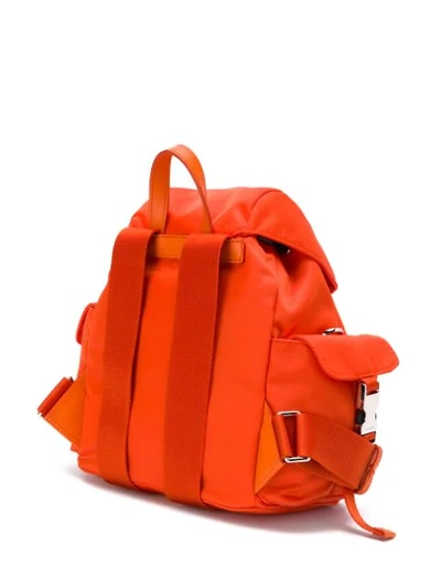 Shop Moncler 'dauphine' Rucksack In Orange