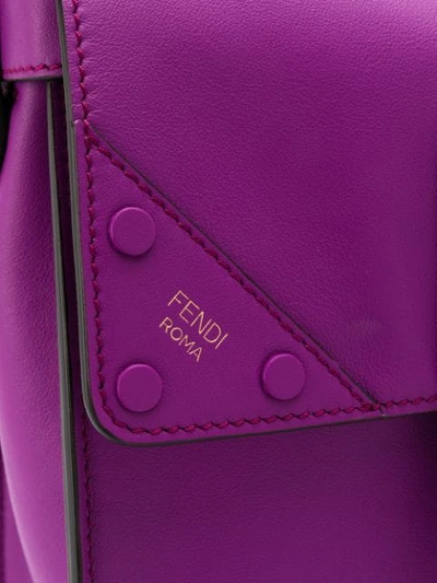 FENDI FENDI FLIP TOTE BAG - 紫色