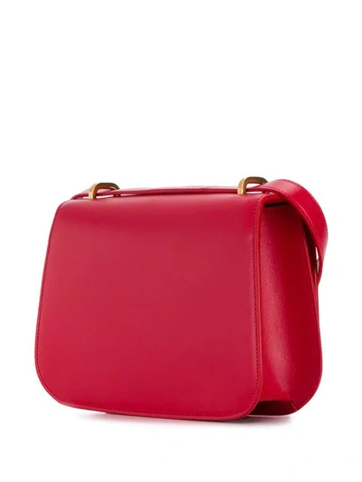 Shop Saint Laurent Spontini Satchel Bag In Red