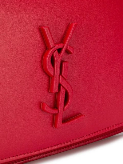 Shop Saint Laurent Spontini Satchel Bag In Red
