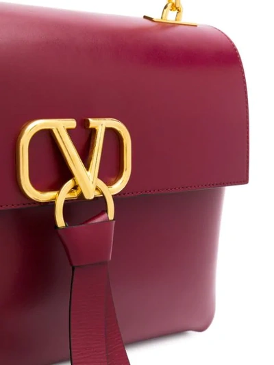 Shop Valentino Garavani Vring Medium Chain Bag In Purple